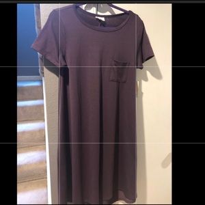 Dress Carly lularoe S NWT Purple poly/spandex